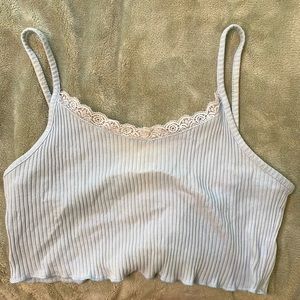 Baby blue Romwe tank